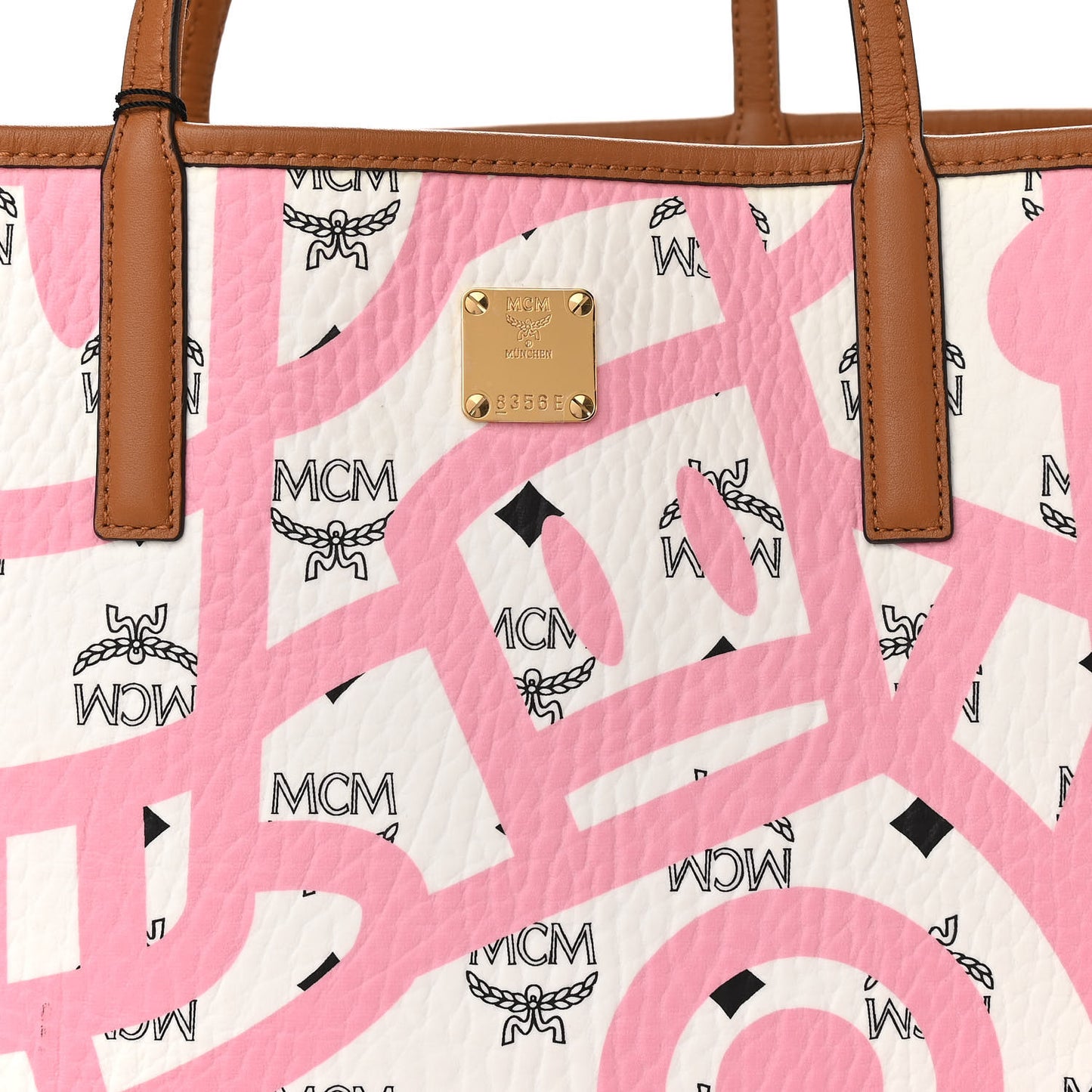 X Eddie Kang Visetos Medium Reversible Shopper Tote White