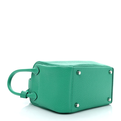 Hermes Taurillon Clemence Mini Lindy 20 Menthe 4 of 9