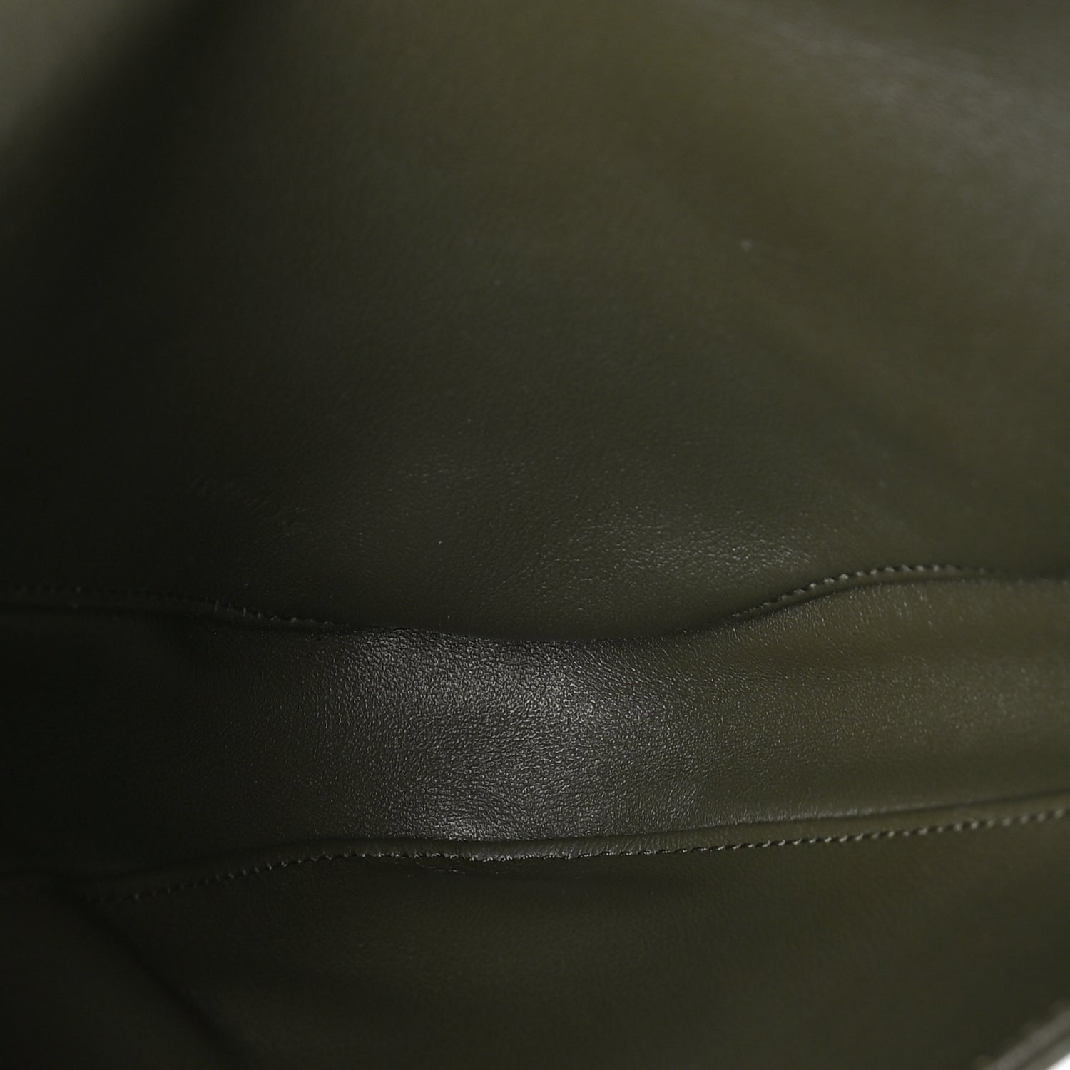 Celine Smooth Calfskin Triangle Crossbody Bag  Green 4 of 8