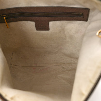 Gucci GG Supreme Monogram Web Small Ophidia Half Moon Hobo Brown 5 of 12
