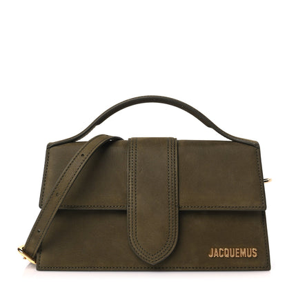 Jacquemus Nubuck Le Grande Bambino Dark Khaki 1 of 8