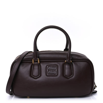 Miu Miu Calfskin Arcadie Top Handle Bag Radica 2 of 16
