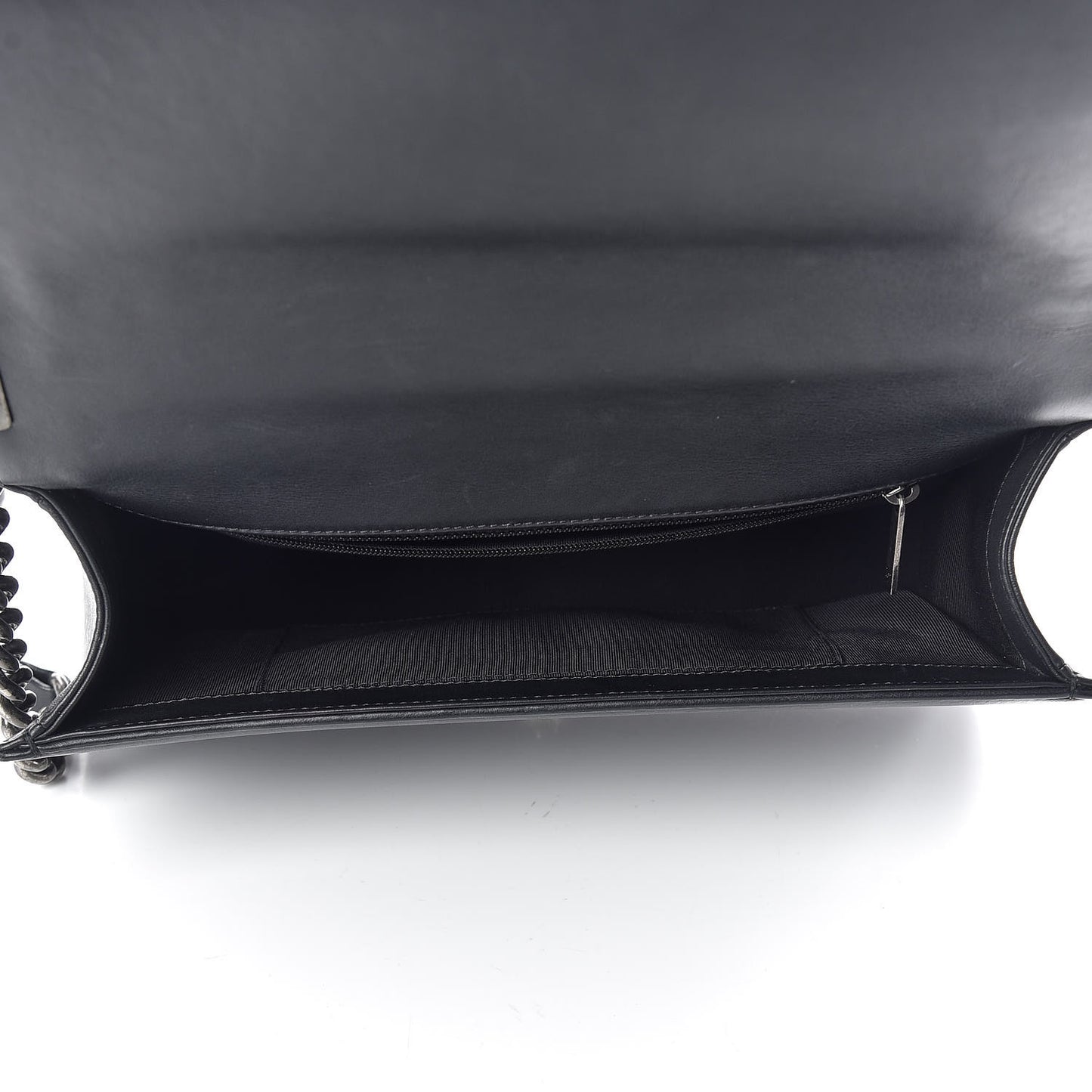 Calfskin Quilted New Medium Boy Flap Black