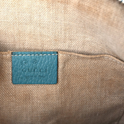 Gucci Dollar Calfskin Small GG Charm Dome Bag  Cobalt 5 of 7