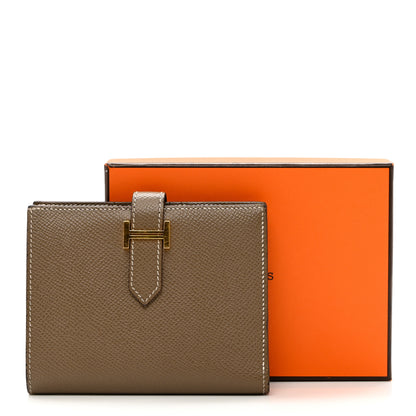 Hermes Epsom Bearn Compact Wallet Etoupe 9 of 9