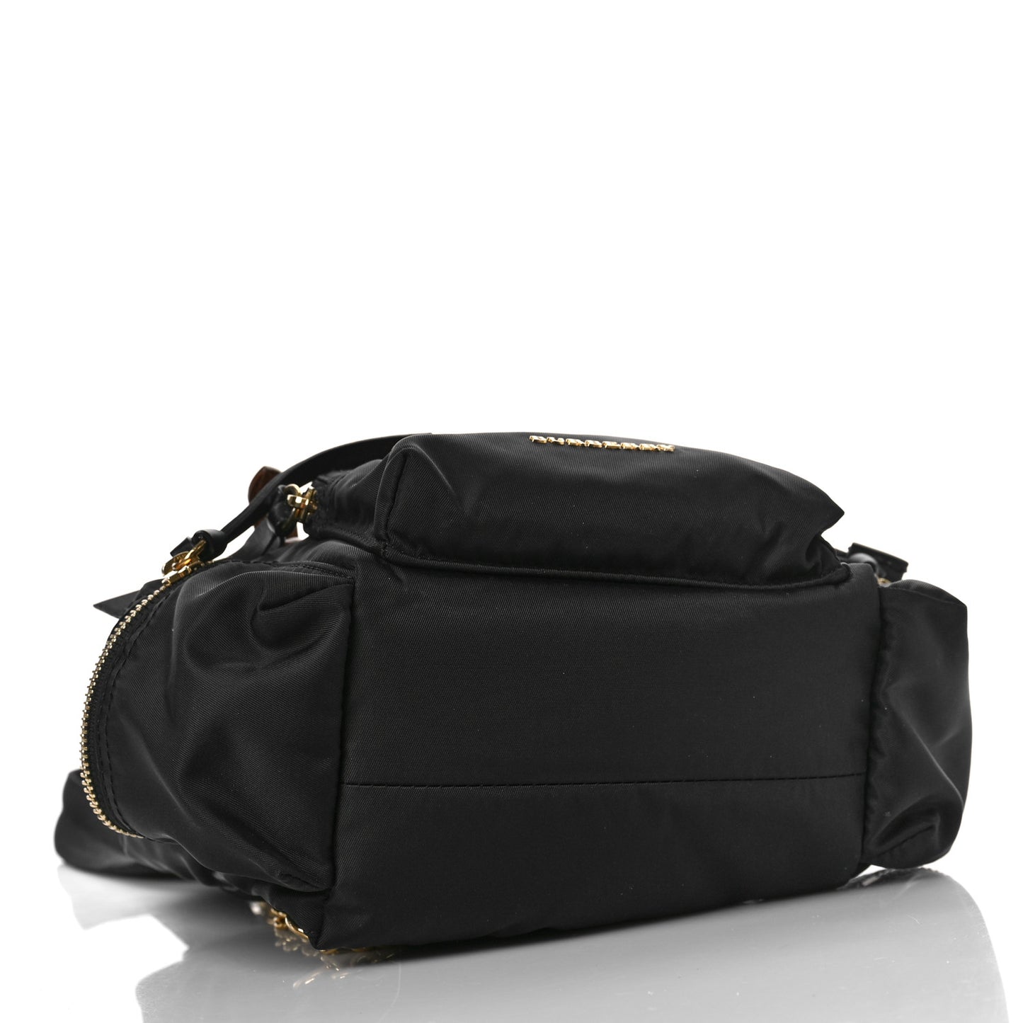 Nylon Small Rucksack Backpack Black