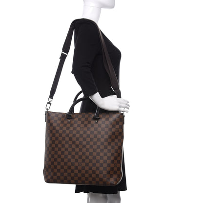 Louis Vuitton Damier Ebene Jake Tote 2 of 11
