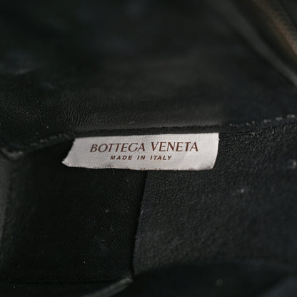 Bottega Veneta Lambskin Maxi Intrecciato Cassette Crossbody Bag Black 7 of 19