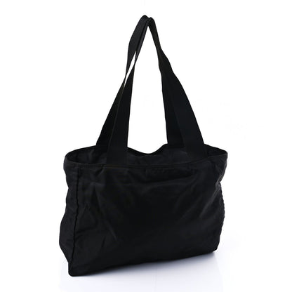 Prada Tessuto Nylon Saffiano Tote Black 2 of 8