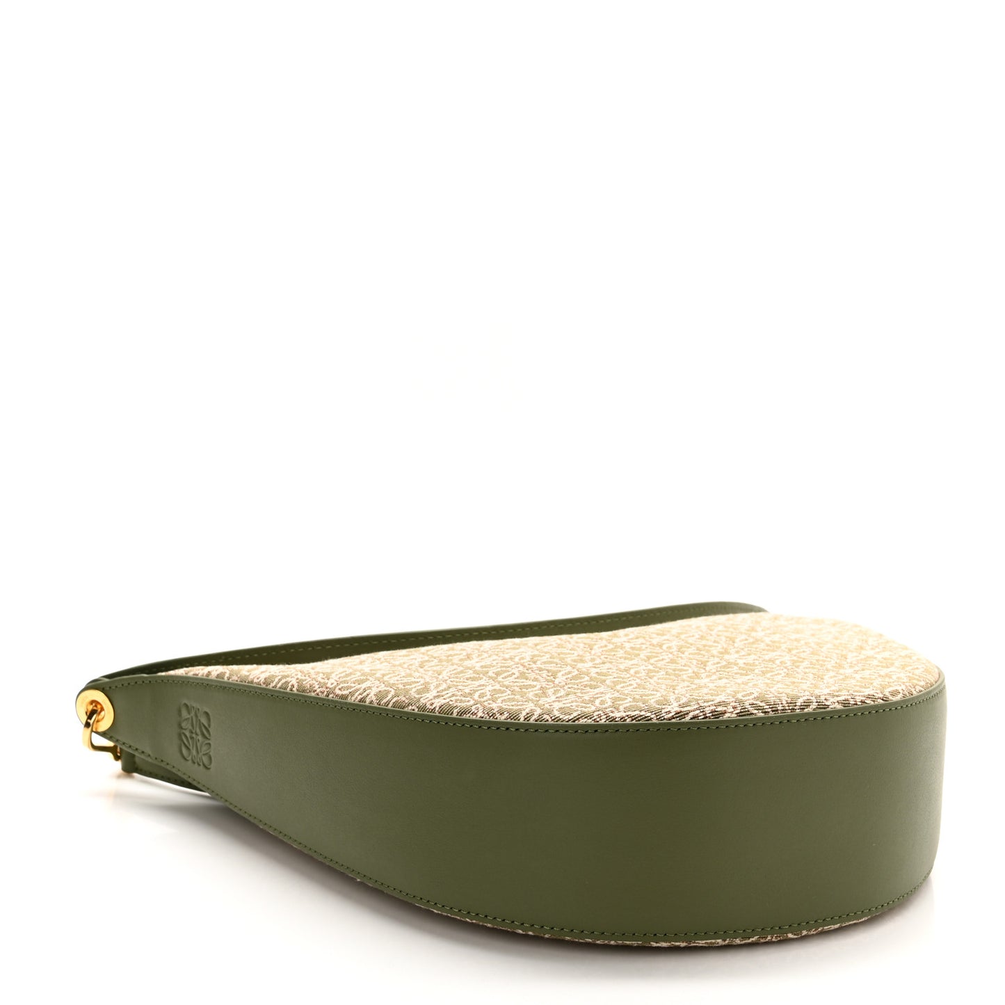 Jacquard Anagram Calfskin Luna Bag Avocado
