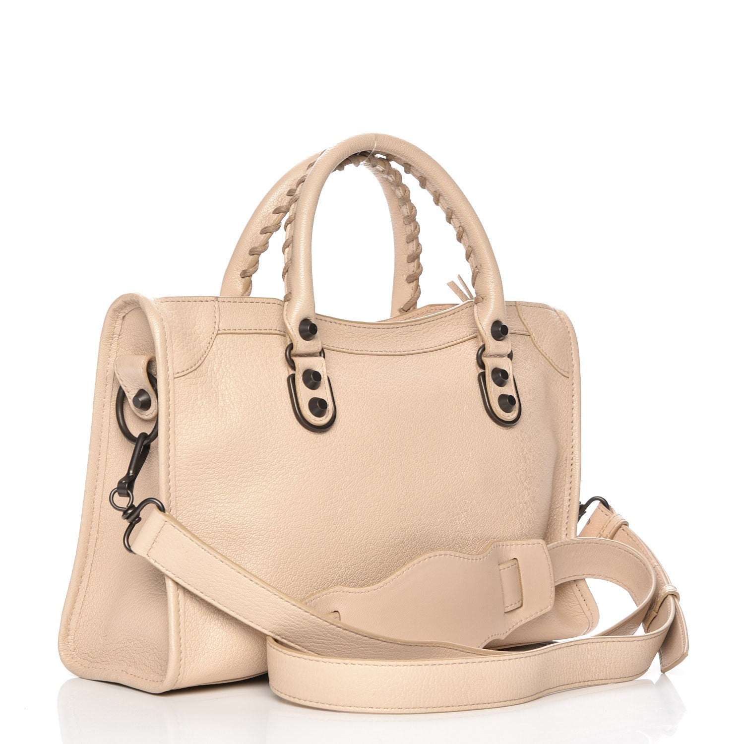 Balenciaga Chevre Classic Hardware Metallic Edge S City Beige Tapioca 4 of 18