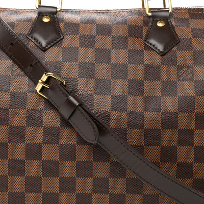 Louis Vuitton Damier Ebene Speedy Bandouliere 30 8 of 10