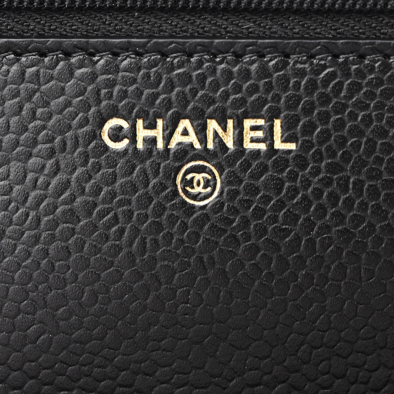 Chanel Caviar Quilted Wallet on Chain WOC Black 6 of 11