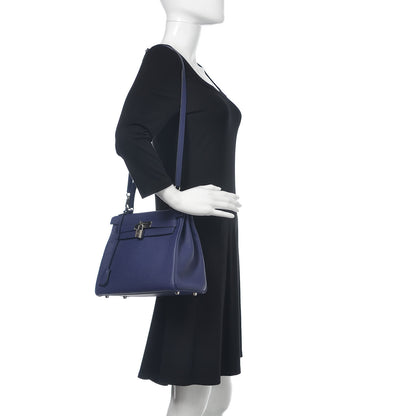 Hermes Togo Kelly Retourne 28 Bleu Encre 2 of 34