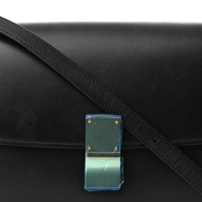 Celine Box Calfskin Medium Classic Box Flap Bag Black 7 of 9