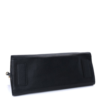 Saint Laurent Grained Calfskin 48H Sac De Jour Duffle Black 3 of 8