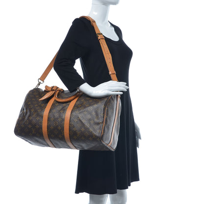 Louis Vuitton Monogram Keepall Bandouliere 45 3 of 17