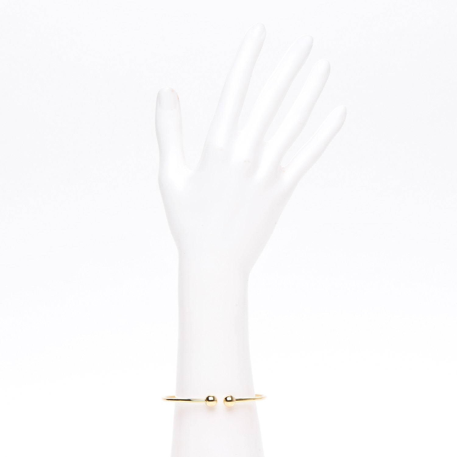 Tiffany 18K Yellow Gold HardWear Ball Wire Bracelet 2 of 8