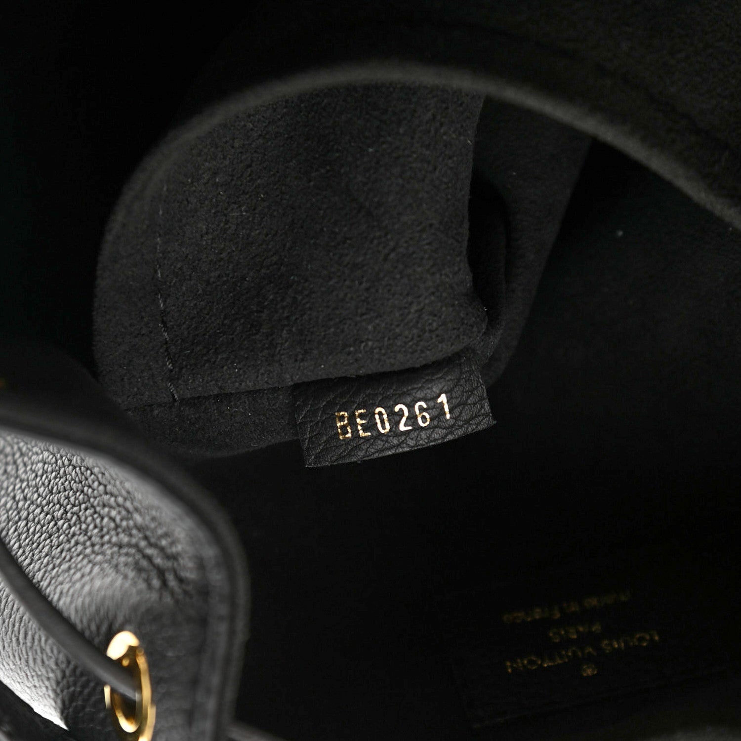 Louis Vuitton Calfskin Lockme Bucket MM Black 7 of 10