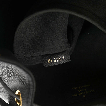 Louis Vuitton Calfskin Lockme Bucket MM Black 7 of 10