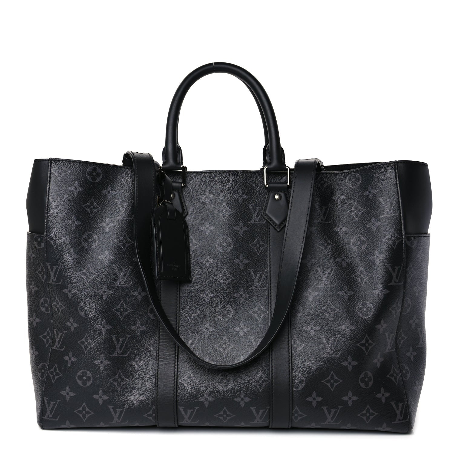 Louis Vuitton Monogram Eclipse Sac Plat 24H 1 of 8