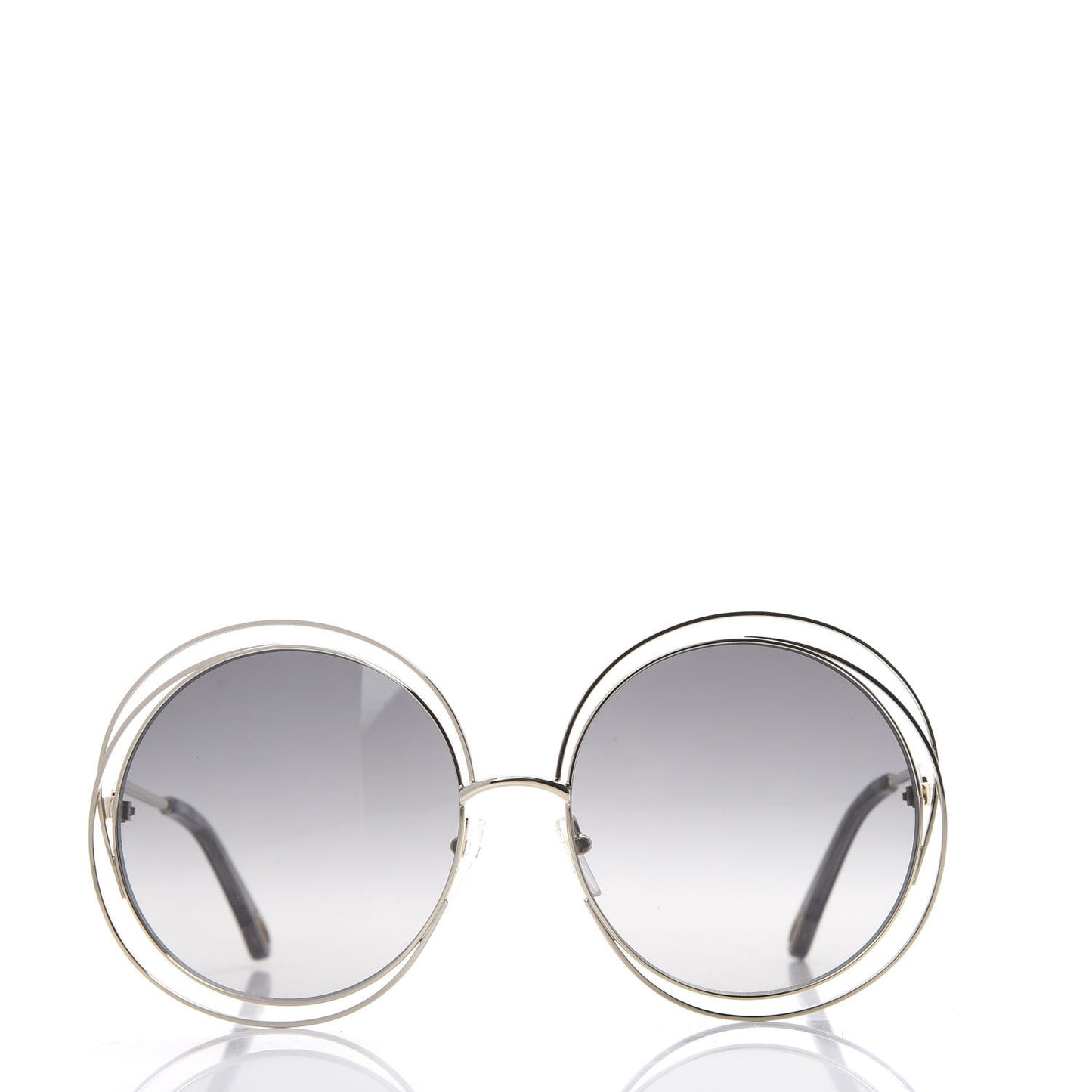 Oversize Round Carlina Oversized Round Sunglasses CE114S Gold Grey Metallic