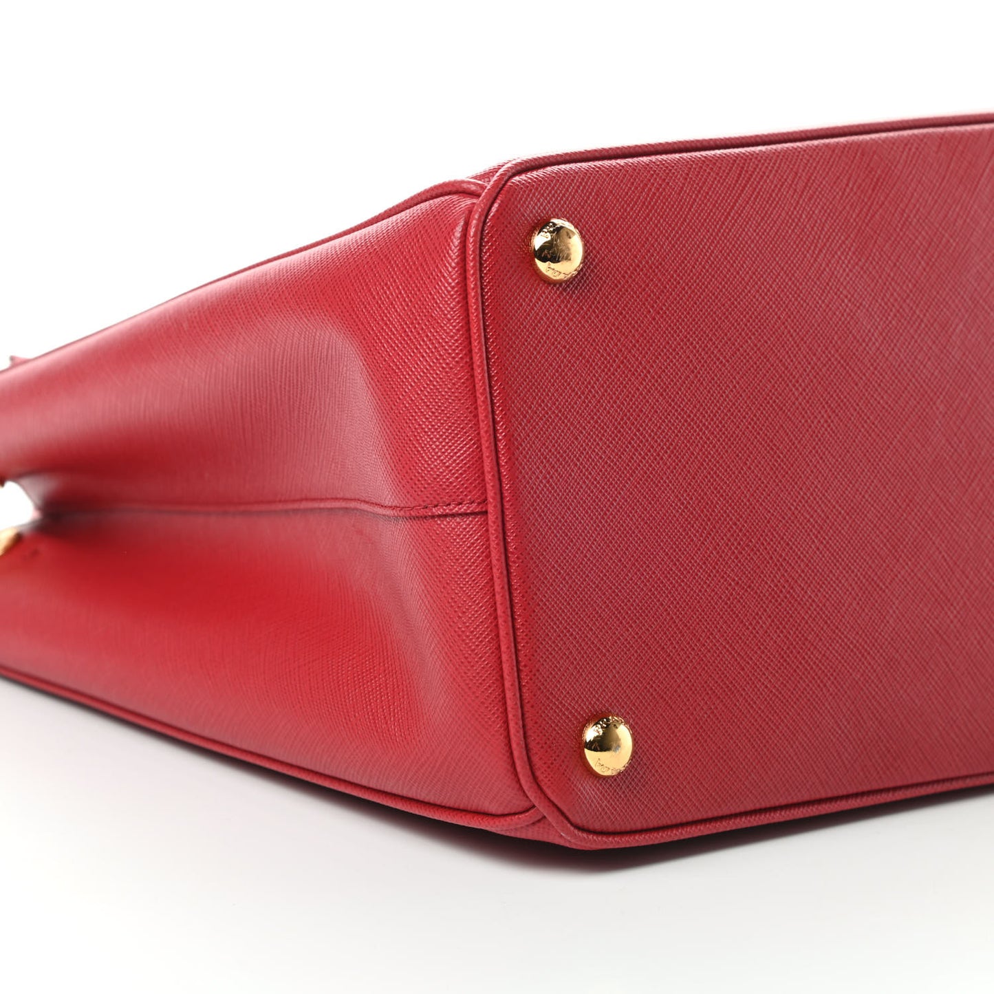 Saffiano Medium Galleria Double Zip Tote Fuoco