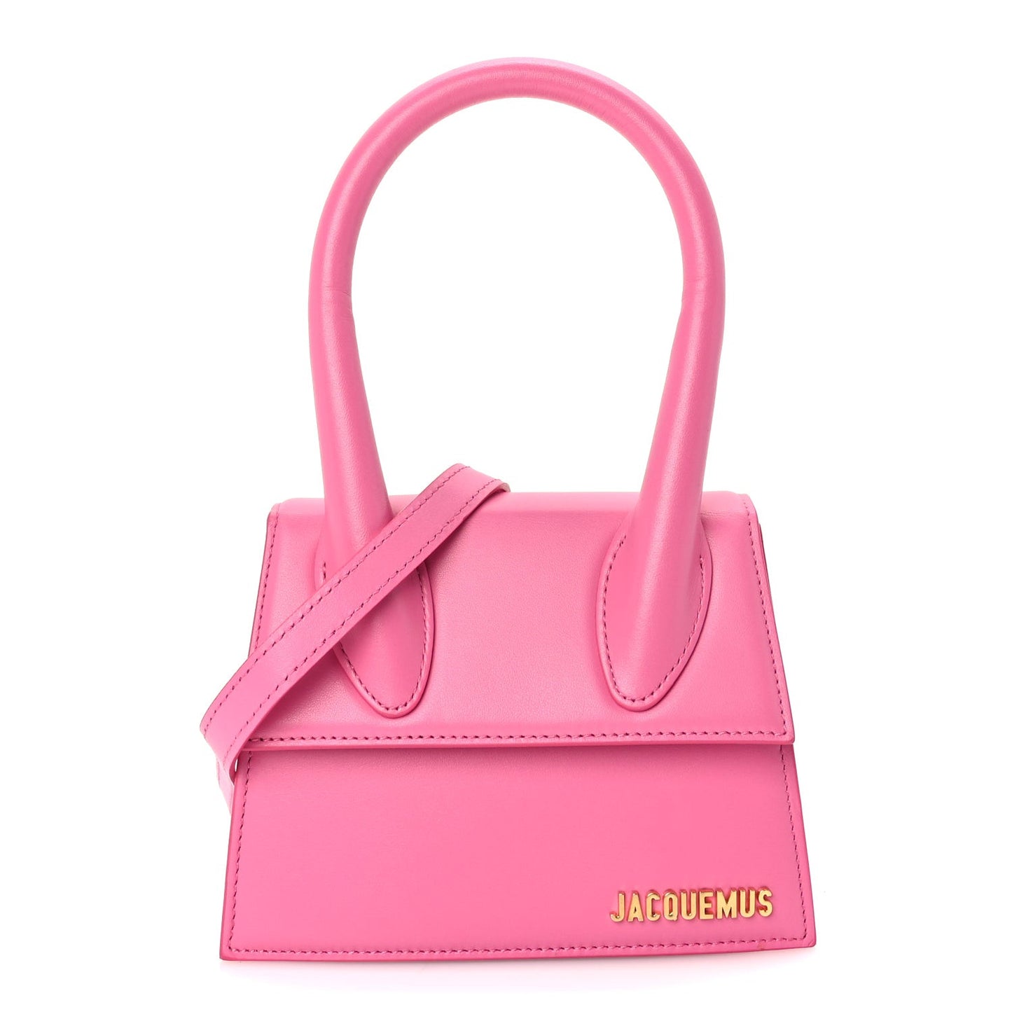 Smooth Calfskin Le Chiquito Moyen  Dark Pink