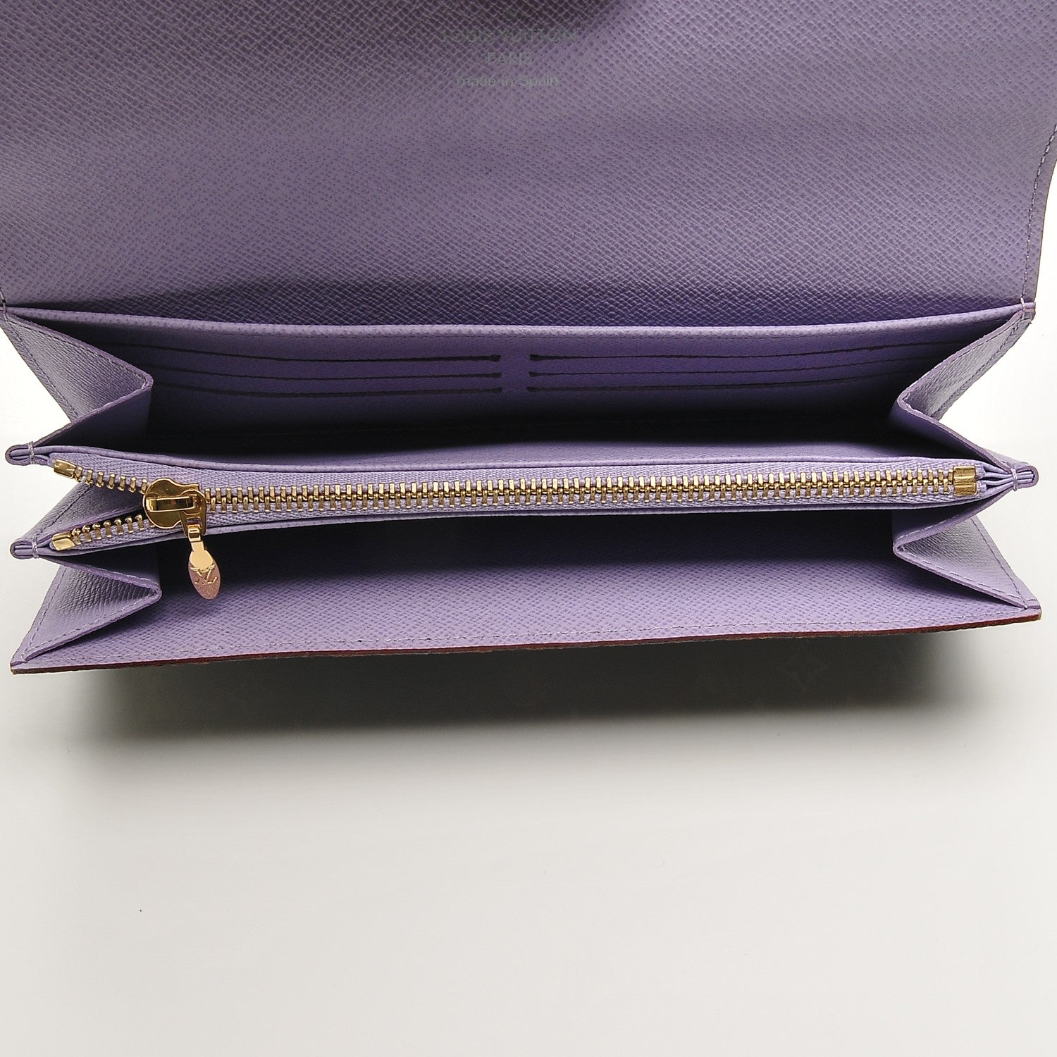 Louis Vuitton Monogram Multicolor Sarah Wallet Black Violet 6 of 7