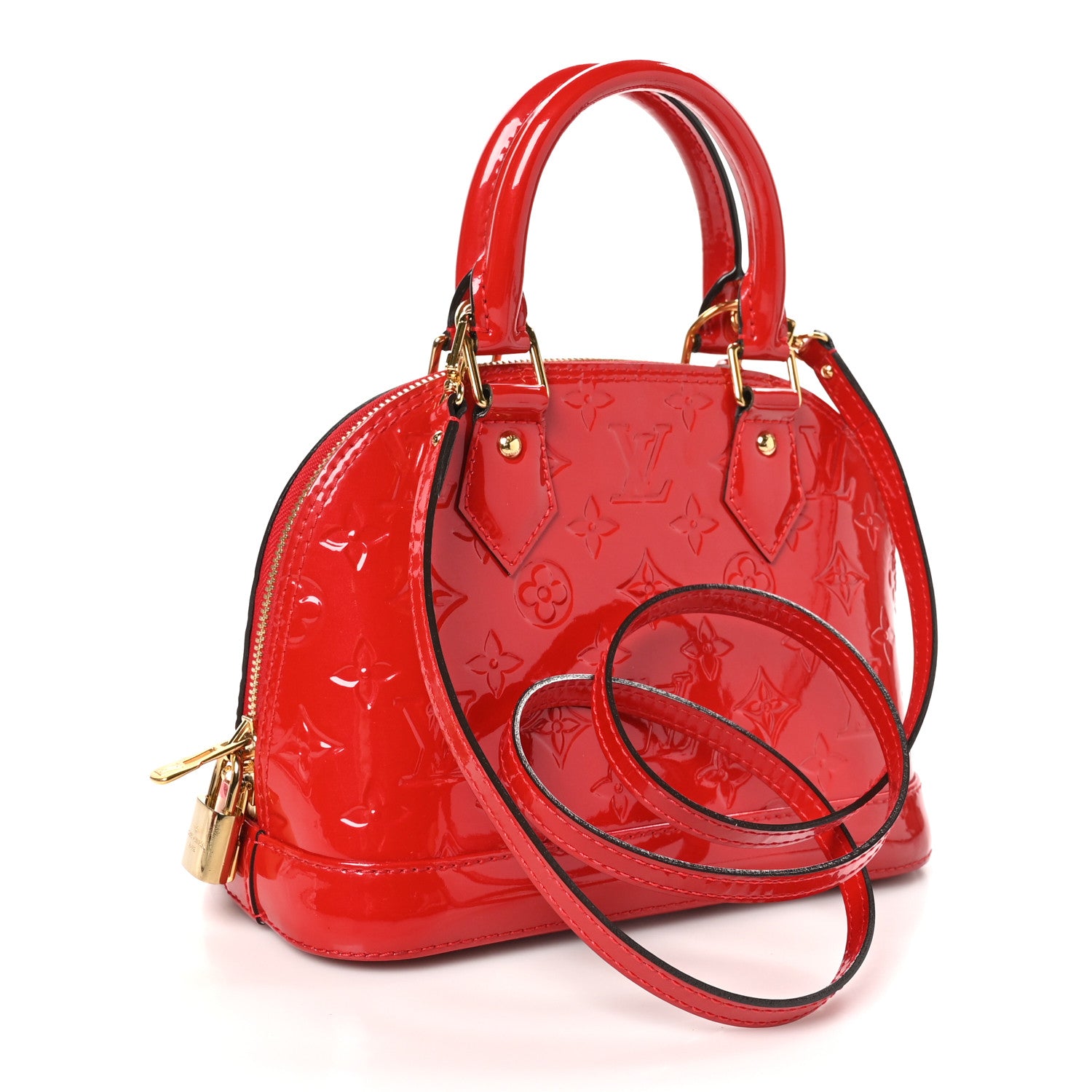 Louis Vuitton Vernis Alma BB Rose Indien 3 of 9