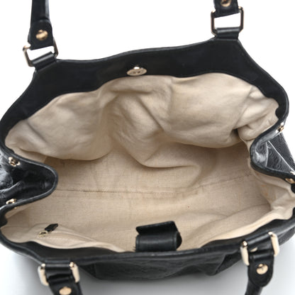 Gucci Guccissima Medium Sukey Tote Black 5 of 11