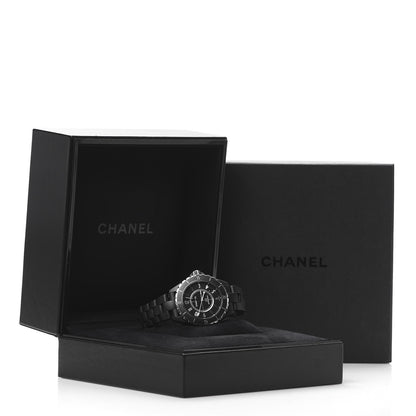 Chanel Stainless Steel Matte Ceramic 41mm J12 Automatic Watch Black 7 of 7