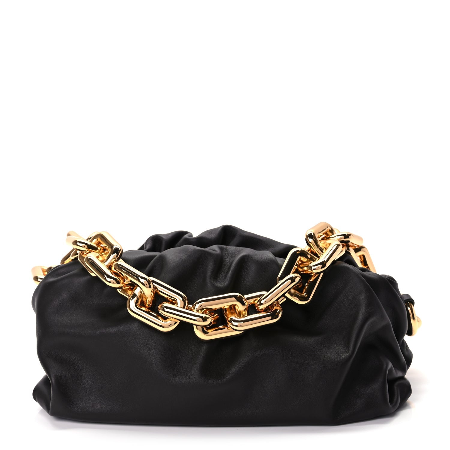 Bottega Veneta Calfskin The Pouch Chain Fondant 1 of 8