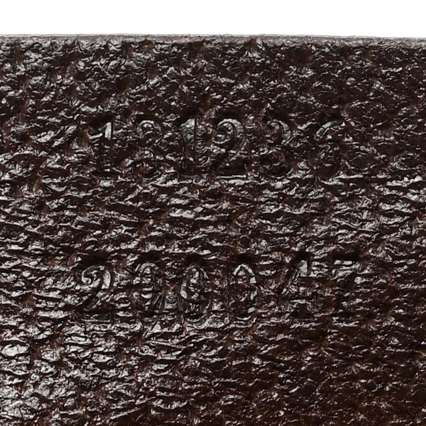 GG Monogram Buckle Belt Bag Dark Brown