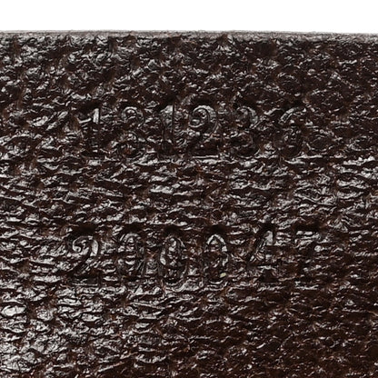 Gucci GG Monogram Buckle Belt Bag Dark Brown 7 of 10