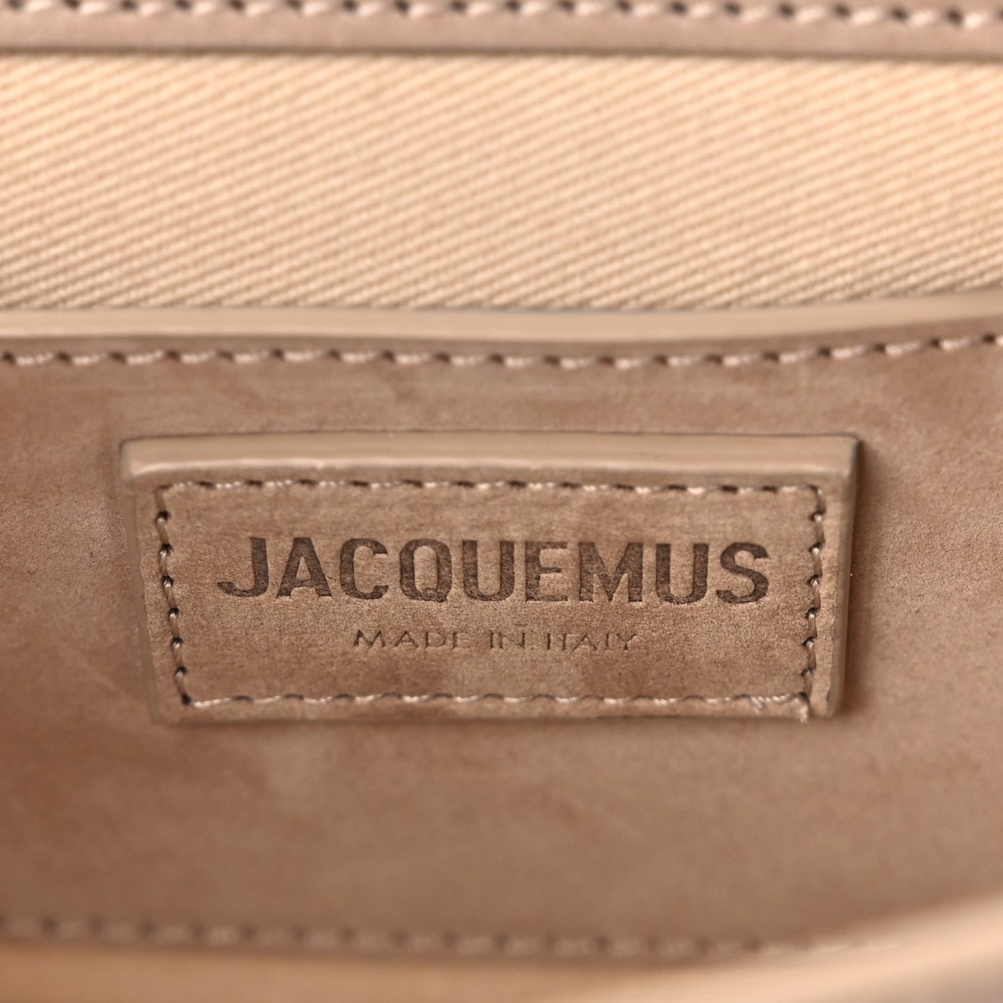Suede Le Bambino Long Dark Beige