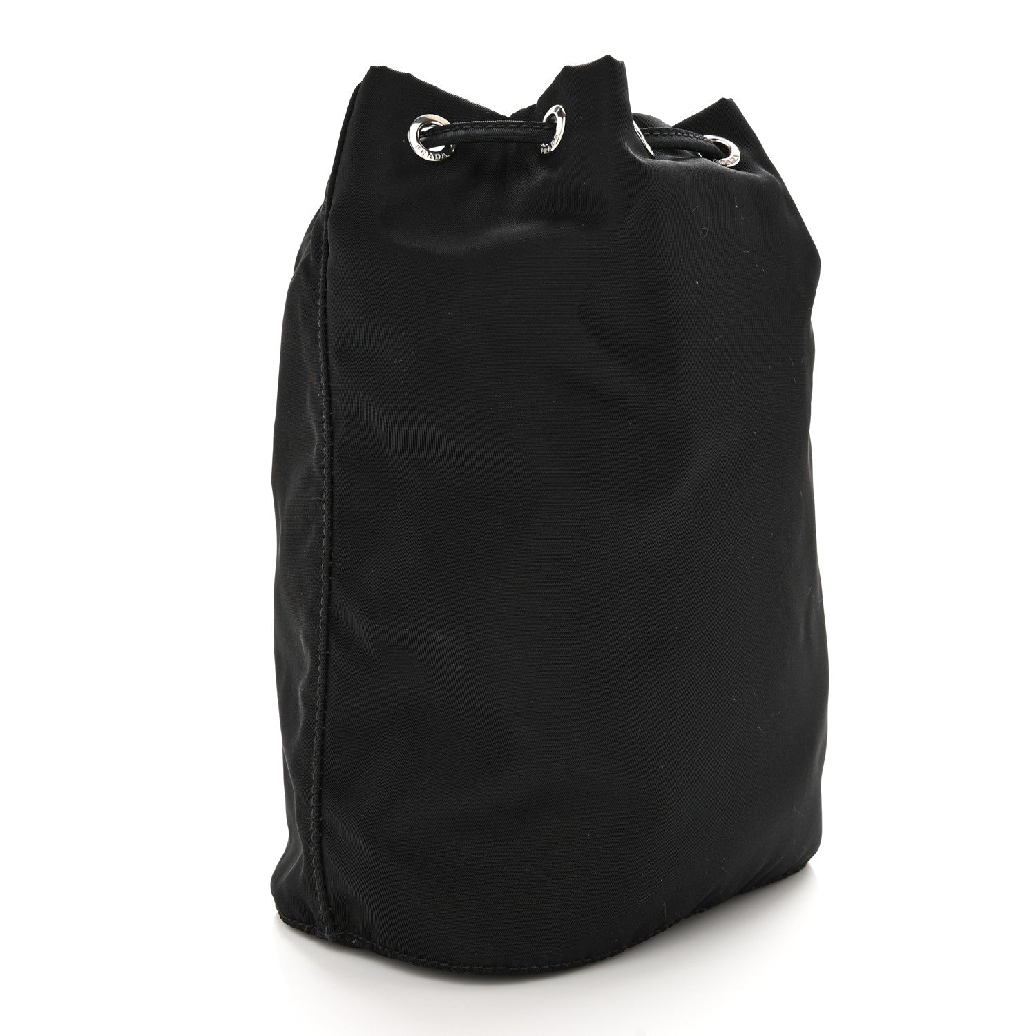 Prada Nylon Vela Drawstring Pouch Black 3 of 9