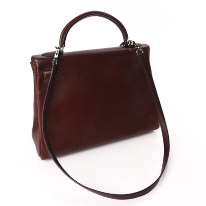 Hermes Evergrain Kelly Retourne 32 Havane 2 of 9