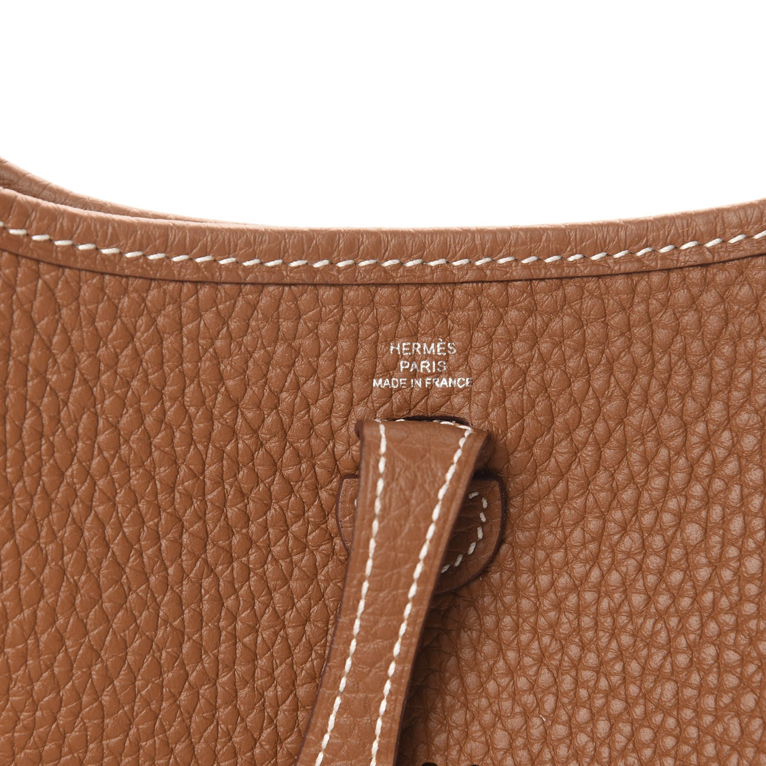 Hermes Taurillon Clemence Evelyne TPM Gold 10 of 11