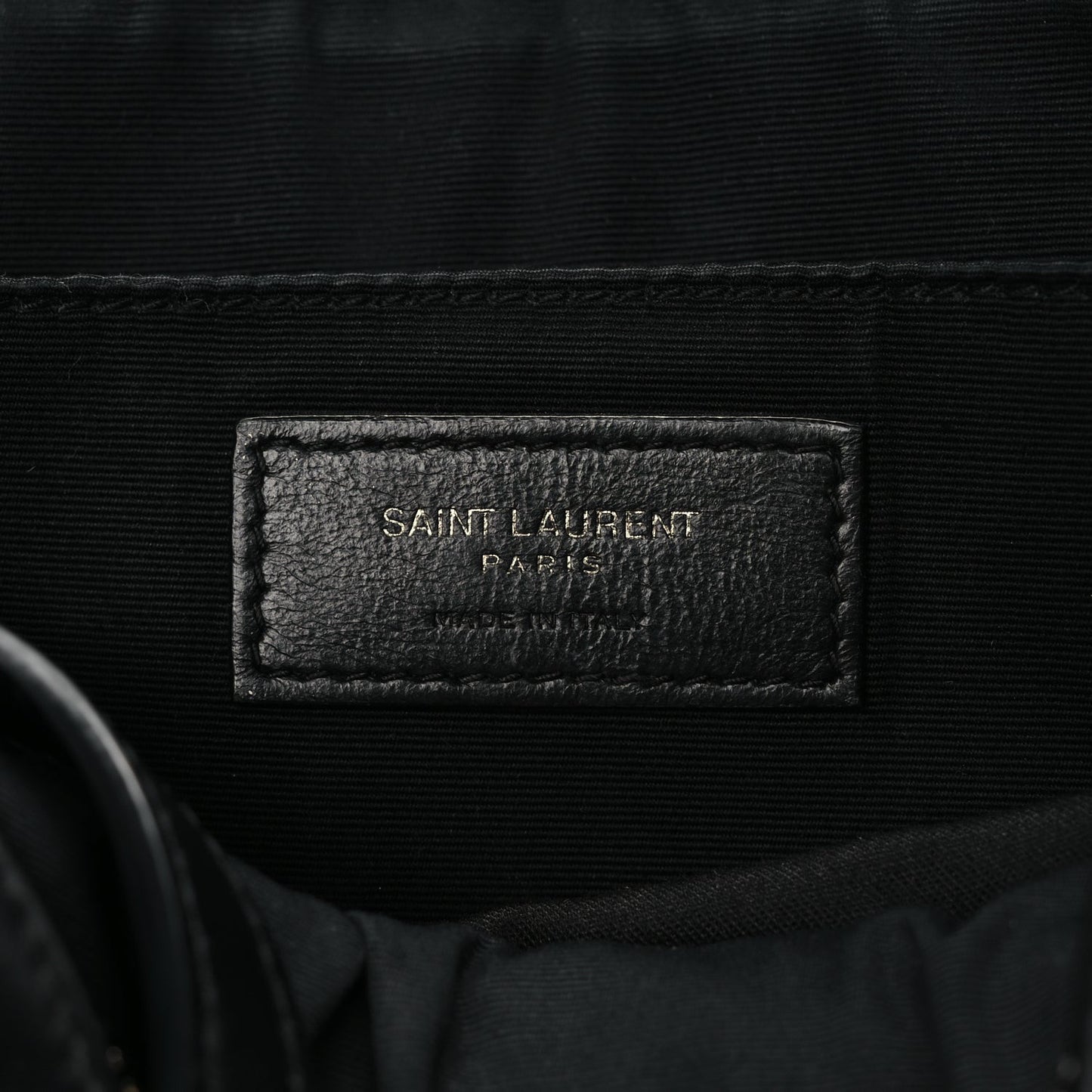 Calfskin Matelasse Monogram Monochrome Lou Camera Bag Black