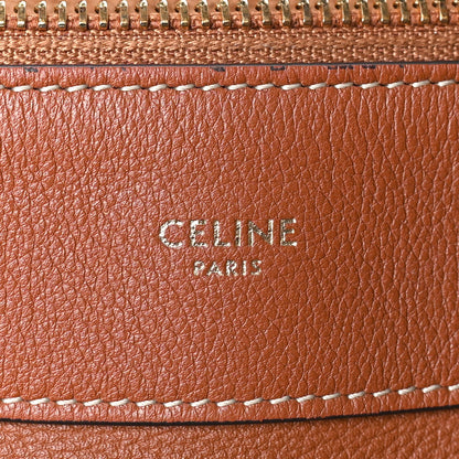Celine Supple Calfskin Large Romy Shoulder Bag  Tan 5 of 7