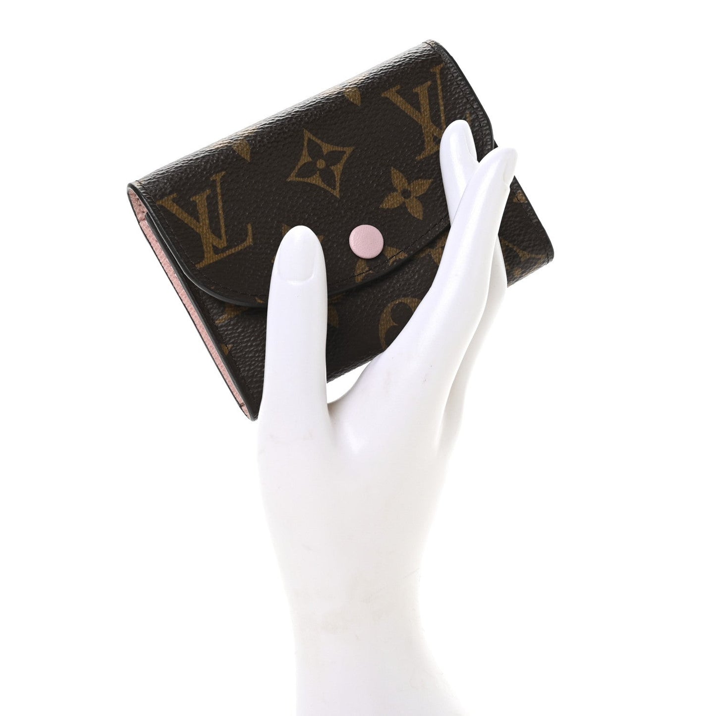 Monogram Rosalie Coin Purse Rose Ballerine
