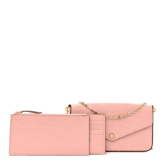 Empreinte Pochette Felicie Chain Wallet Rose Poudre Rose Poudre