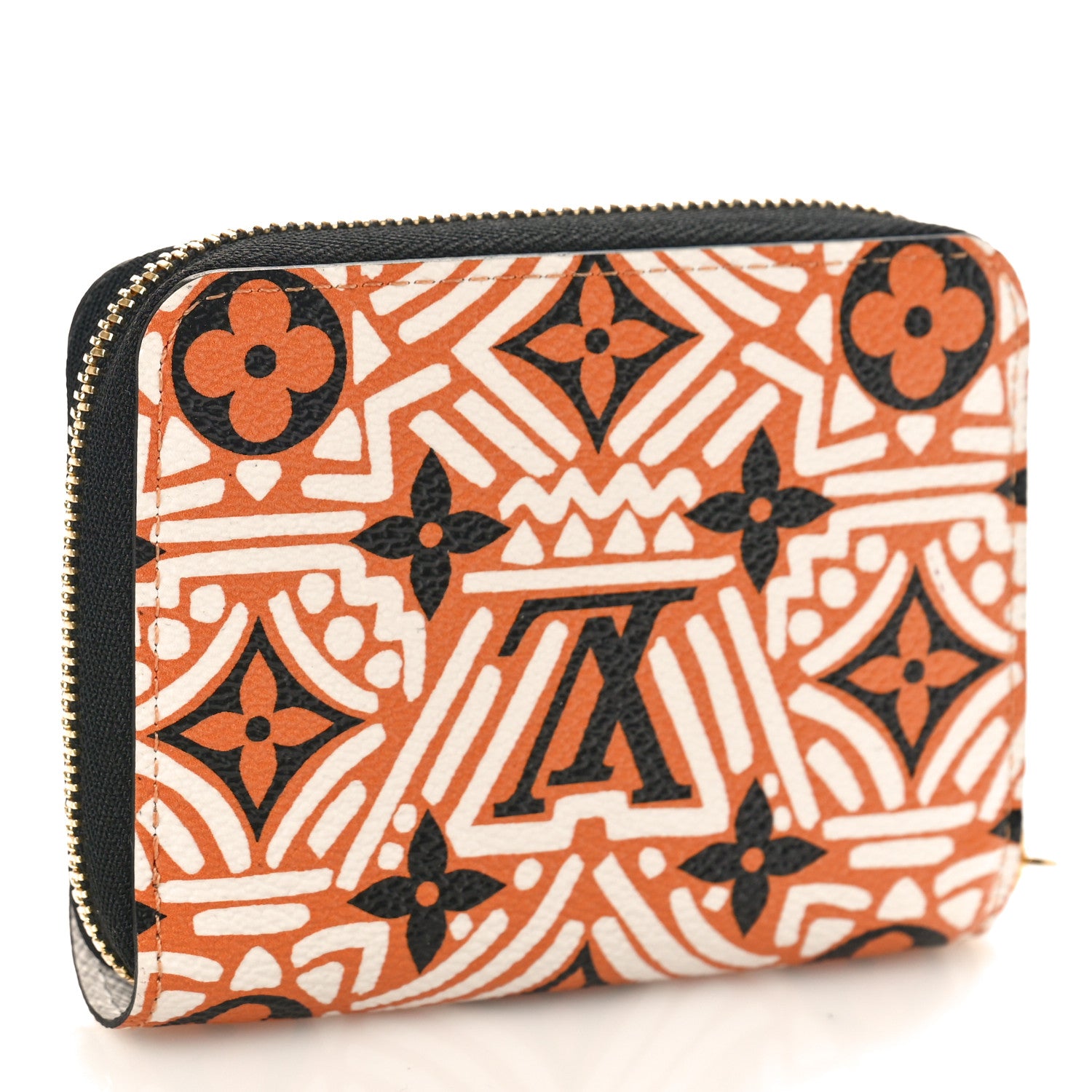 Louis Vuitton LOUIS VUITTON Monogram Giant Crafty Zippy Coin Purse Creme Caramel 3 of 7