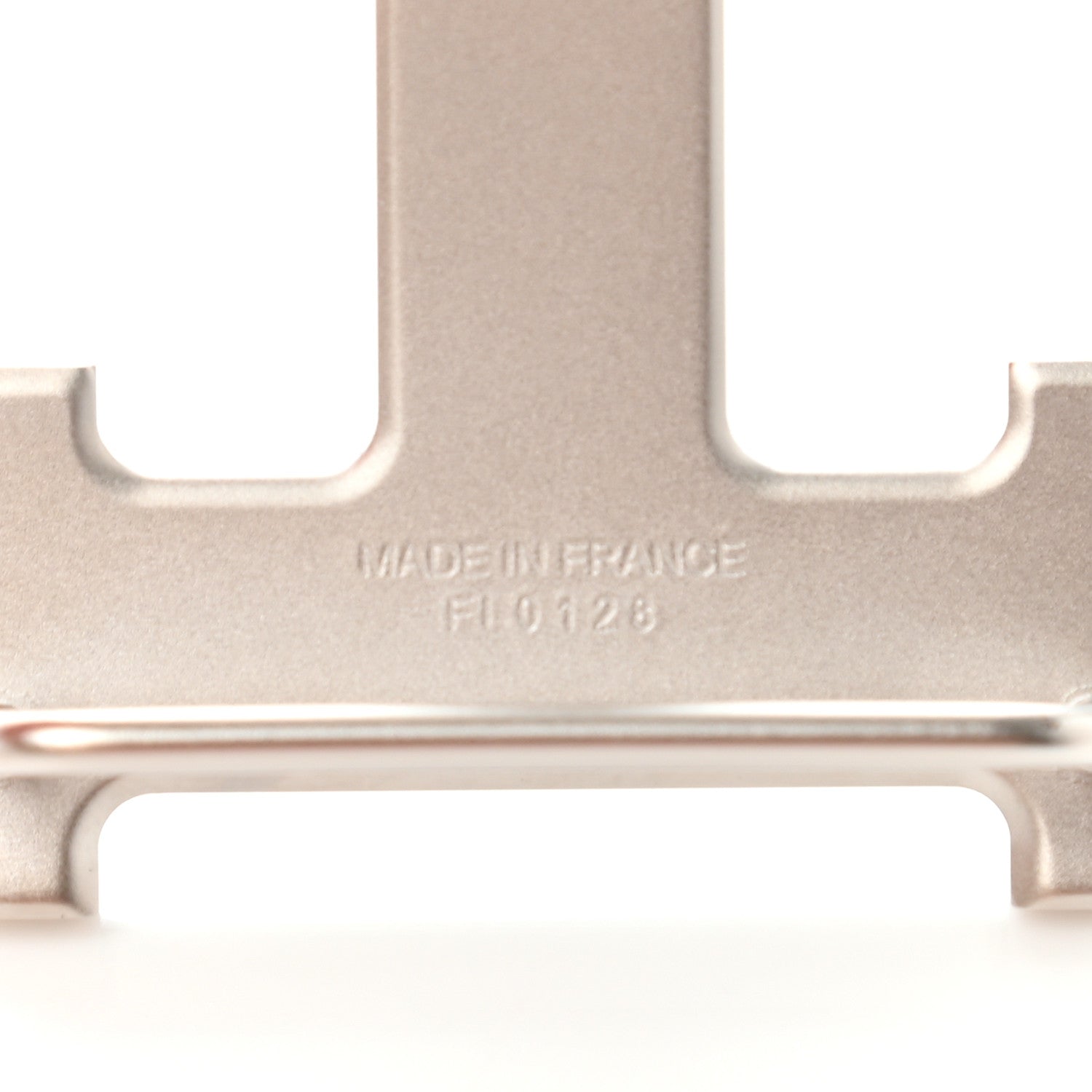 Hermes Polished Palladium 32mm H Belt Buckle Silver 3 of 5