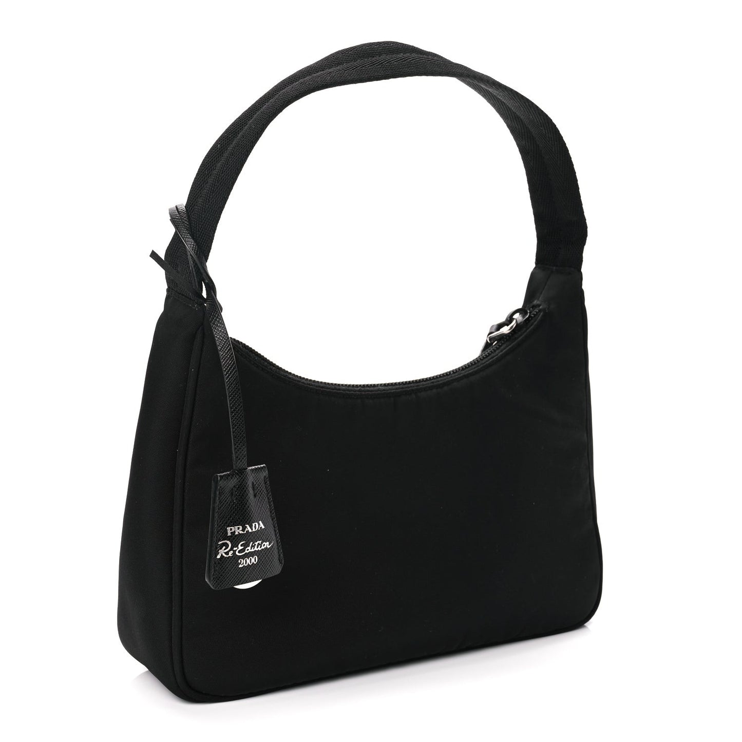 Tessuto Nylon Mini Re-Edition 2000 Bag  Black