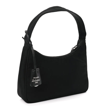 Prada Tessuto Nylon Mini Re-Edition 2000 Bag  Black 2 of 8
