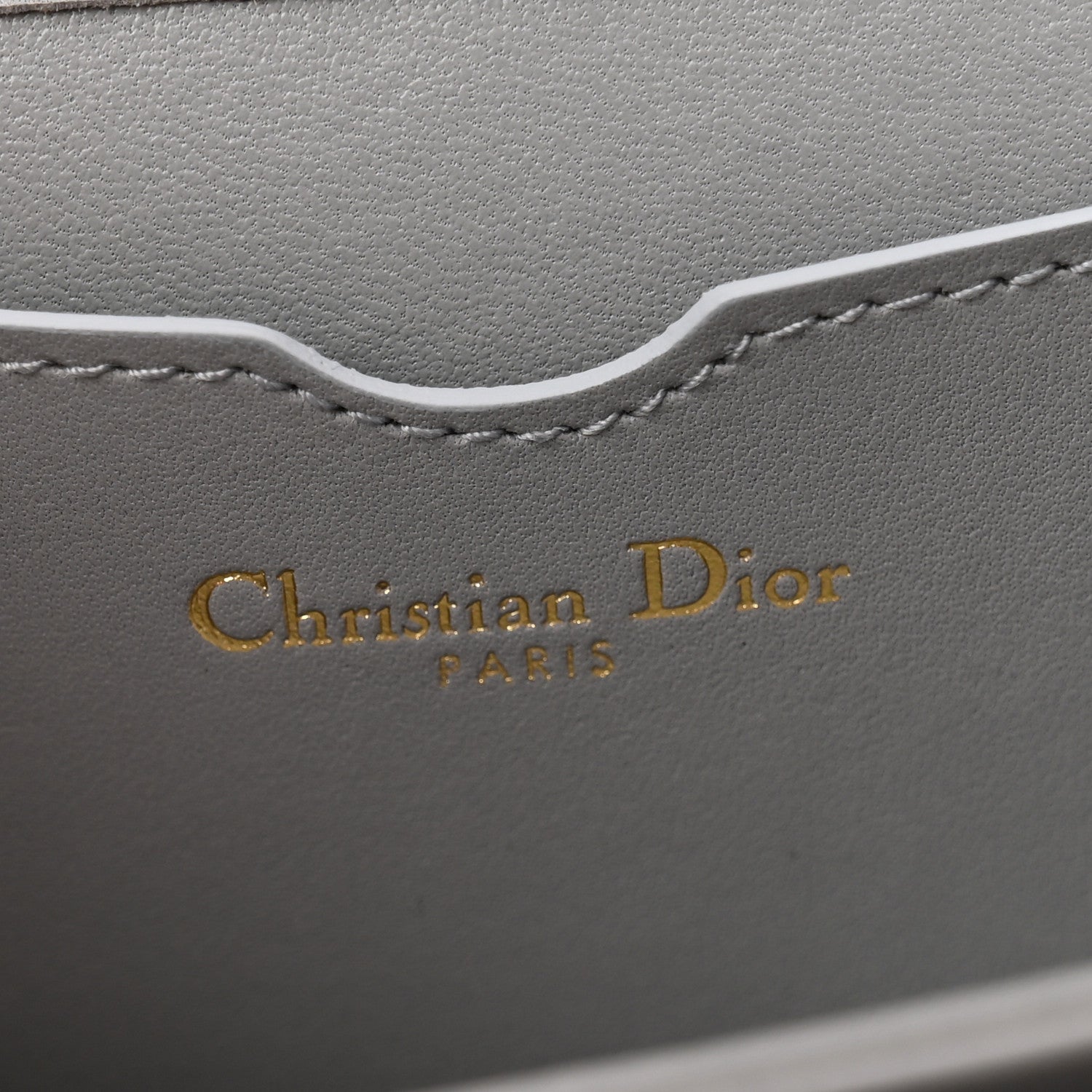 Christian Dior Lambskin Embroidered La Lune Tarot Pouch Clutch Grey 8 of 11