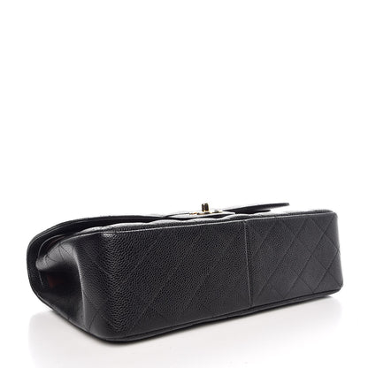 Chanel Caviar Quilted Jumbo Double Flap Black 5 of 9