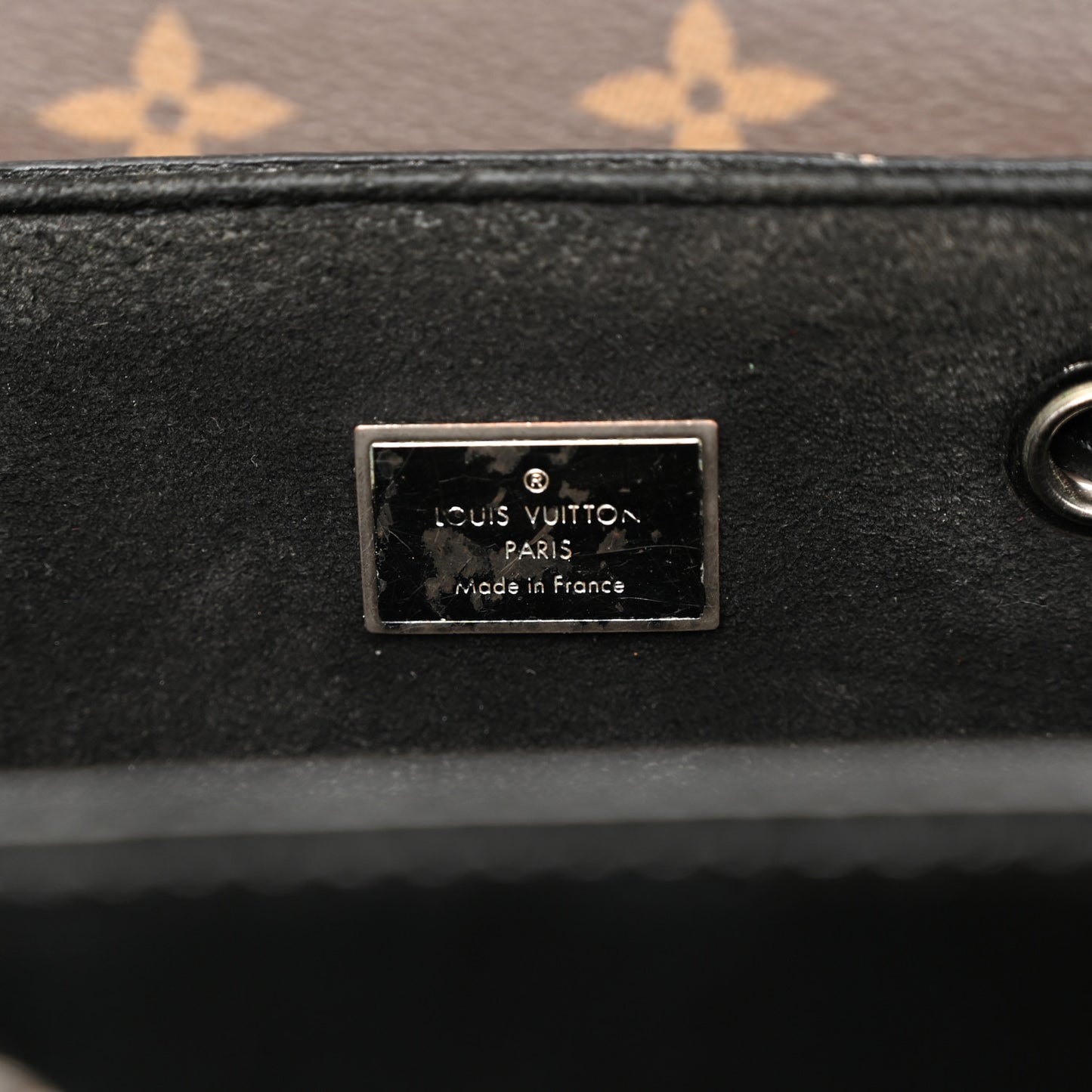 Patent Monogram Hot Springs Backpack Black